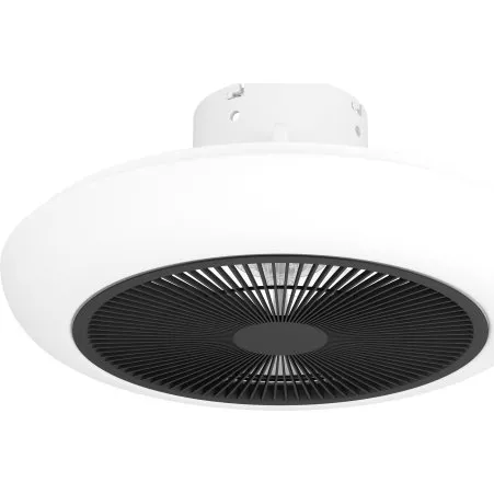 Eglo Sayulita indbygget loftventilator med LED-lys, hvid/sort