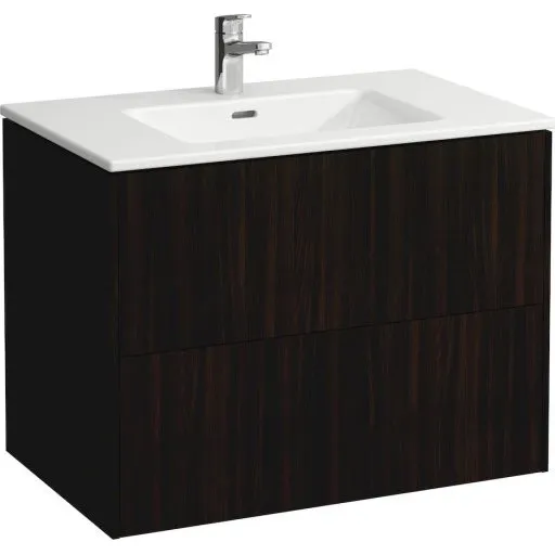 Laufen Base/Pro S møbelpakke, 80x50 cm, mørk elm