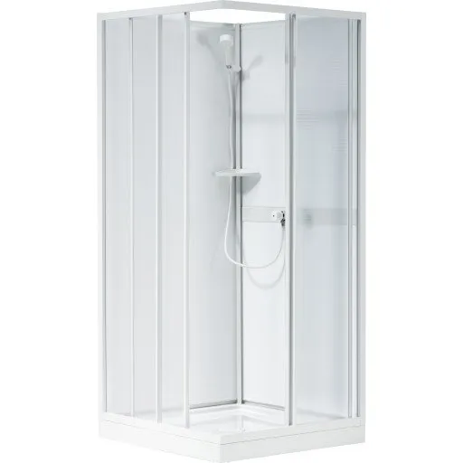 Contura Shower Next NK brusekabine overdel, 80x80 cm, skydedør