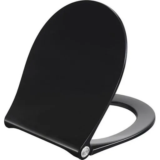 Pressalit Sway Uni toiletbræt, soft close, aftagelig, sort