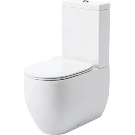 Lavabo Flo Back-to-wall toilet, hvid
