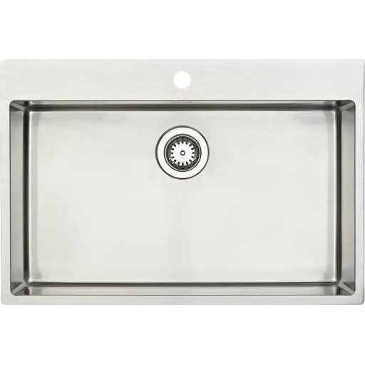 Lavabo Kubus 720 Soft køkkenvask, 74x50 cm, rustfrit stål