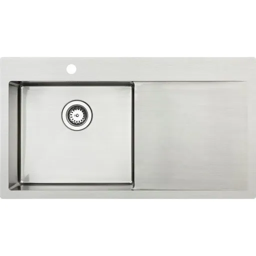 Lavabo Kubus 900L Soft køkkenvask, 90x50 cm, rustfrit stål