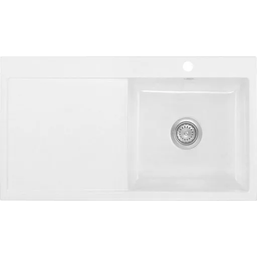 Lavabo Mera 100 SL køkkenvask, 100x51 cm, hvid