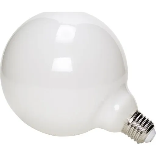 Hübsch E27 Globepære, 4W, Opal hvid
