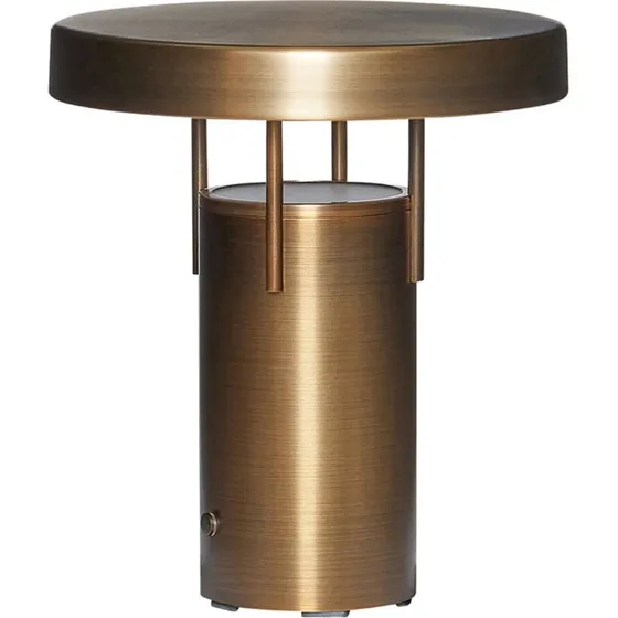 Hübsch BringMe Mini LED-bordlampe, Messing, 20 cm