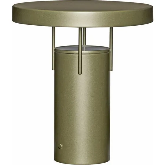 HÜBSCH BringMe LED-bordlampe mørkegrøn metallic, 28 cm