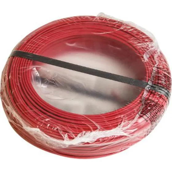 Inst. ledning PVL blyfri 1x1,5 mm rød - 100 meter