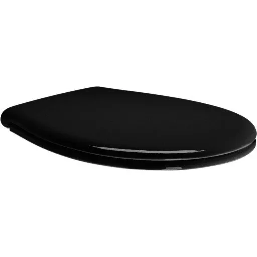 GSI Classic toiletbræt, soft close, aftagelig, sort