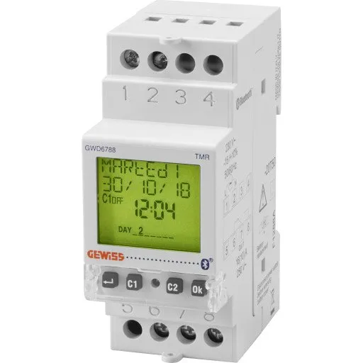 Gewiss Astro kontaktur, 1 kanal, 2 modul, 230V, App & Bluetooth