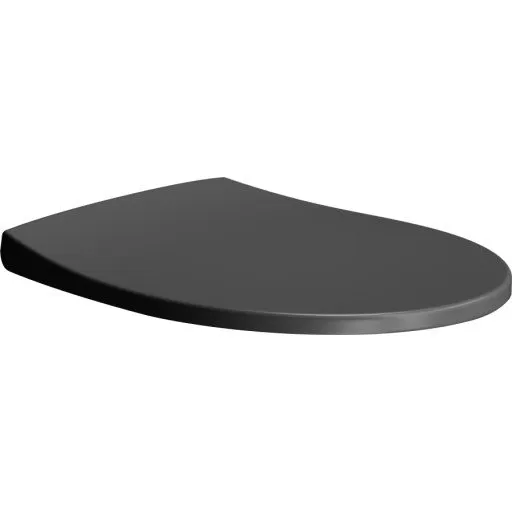 GSI Modo toiletbræt, soft close & quick-release, mat sort