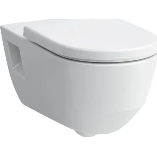 Laufen Pro Liberty væghængt toilet, hvid, uden skyllekant
