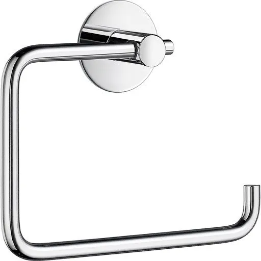 Beslagsboden toiletrulleholder i krom, selvklæbende