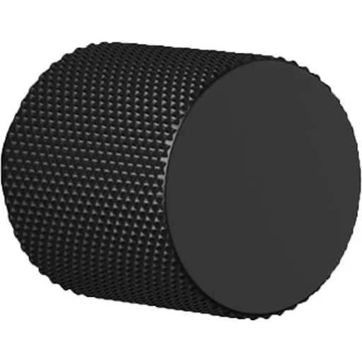 Ifö S7 knopgreb, Ø20 mm, sort
