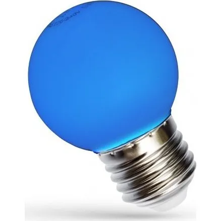 Spectrum 1W LED dekorationspære - Blå, G45, E27