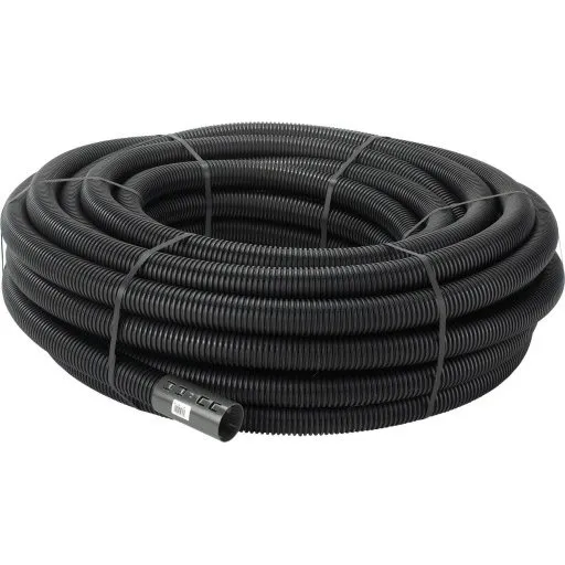 Uponor PE-drænrør 110/98 mm, sort, 50 meter