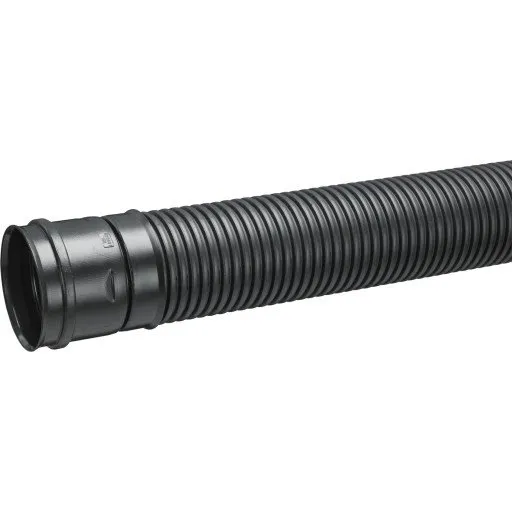 Uponor drænrør 110/95 mm x 4000 mm PE SN4 med muffe