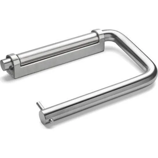 D Line toiletrulleholder, børstet rustfrit stål, Knud Holscher