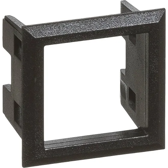Lexcom Montageramme til RJ45 og RJ11, Sort