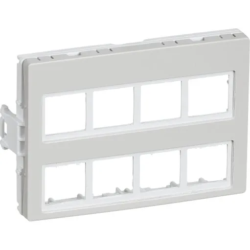 LK Clicline Udtag 8x RJ45 T7 Lysegrå