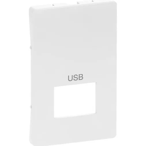 LK Fuga tangent til USB 3.0 udtag, 1,5 modul, hvid (10 stk)