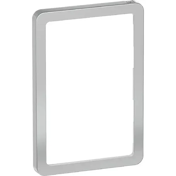 LK Fuga ramme SLIM 55 1½ modul - stålmetallic