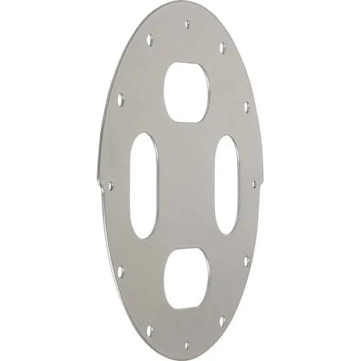 Louis Poulsen montageplade til skotlampe, aluminium