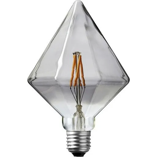 Nielsen Light E27 Diamantpære, Røgfarvet, 2200K, 3W
