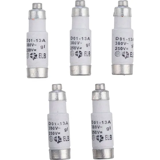 E-Line Neozed DO1 Sikring 13A - 5 stk.