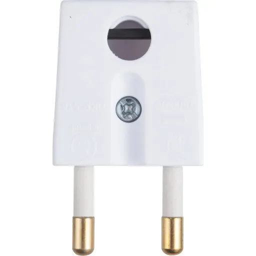 E-Line flad stikprop, hvid