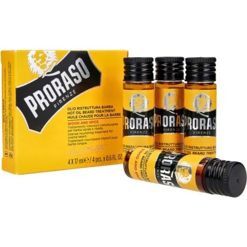Proraso Skægolie Wood & Spice 4 x 17 ml