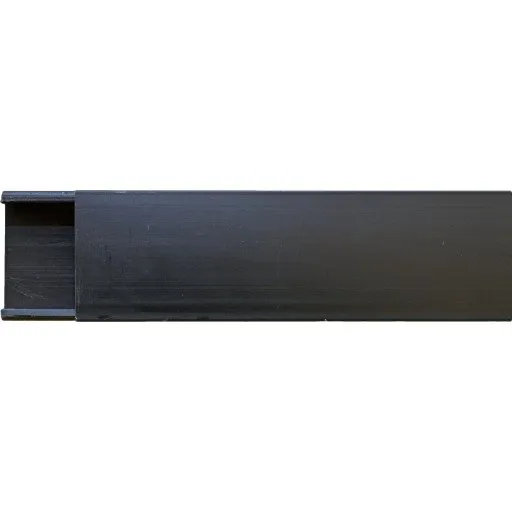 E-line mini kabelkanal, 35x15 mm, sort, 12 stk. med tape, 2 m