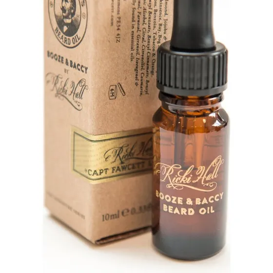 Captain Fawcett Ricki Hall Booze & Baccy Beard Oil (10 ml)