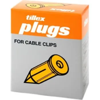 Tillex Sømplugs 5,5x20 mm hvid (100 stk)