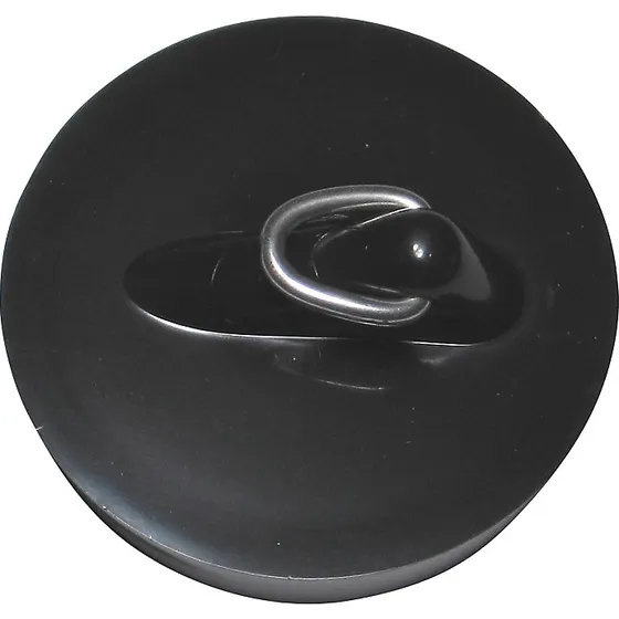 Megatherm Vaskeprop m/kædeholder 45,5 mm - Sort gummi