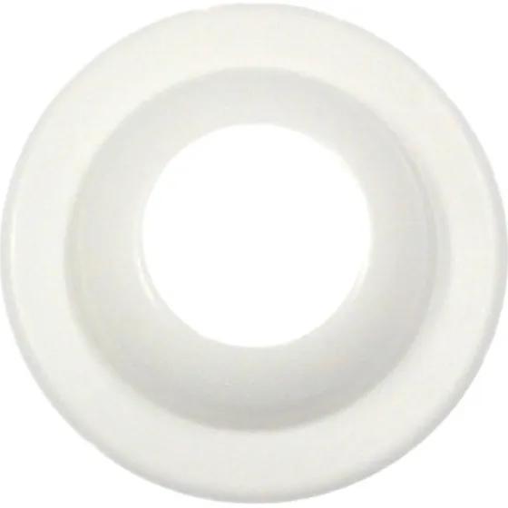 Plastroset Bøsningskrave 12 mm hvid