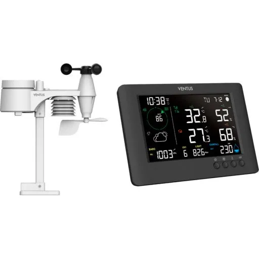 VENTUS Vejrstation W815 WiFi med farvedisplay