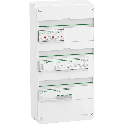 Schneider Resi9 3R R9HPDK31322 færdigmonteret gruppetavle