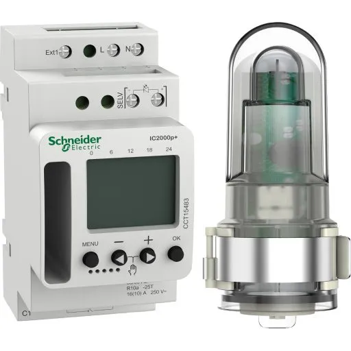 Schneider IC 2000P Skumringstimer - Justerbar lux-sensor