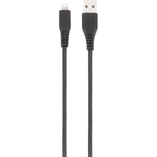 Vivanco LongLife Lightning til USB-A ladekabel, 2,5 meter