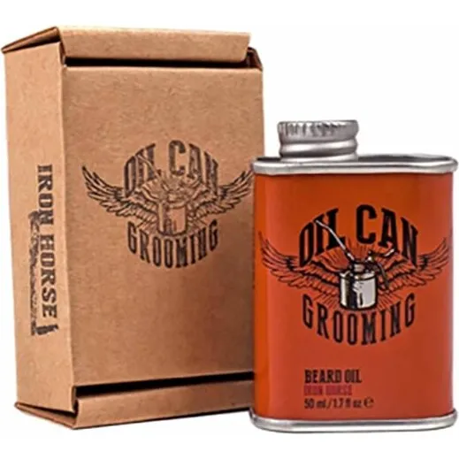 Oil Can Grooming Iron Horse Skægolie 50 ml