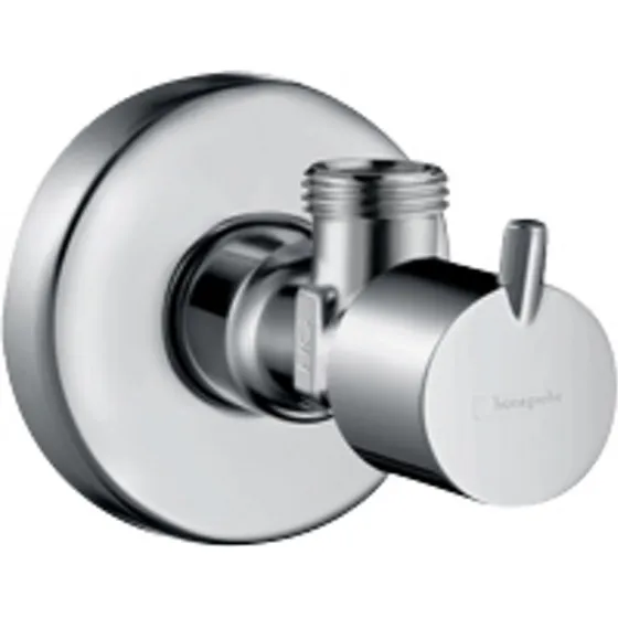 Hansgrohe Stopventil S-design 1/2"-3/8" krom