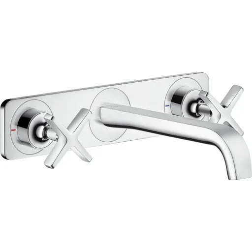 hansgrohe AXOR Citterio E vægarmatur, 3-huls, krom, 220mm