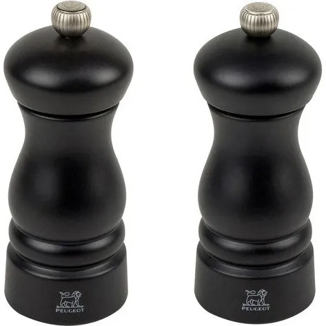 Peugeot Clermont Salt- og peberkværnsæt 13 cm Mat sort