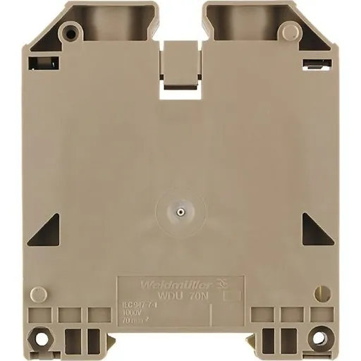 Weidmüller WDU 70N/35 Gennemgangsklemmer, 10 stk, Beige