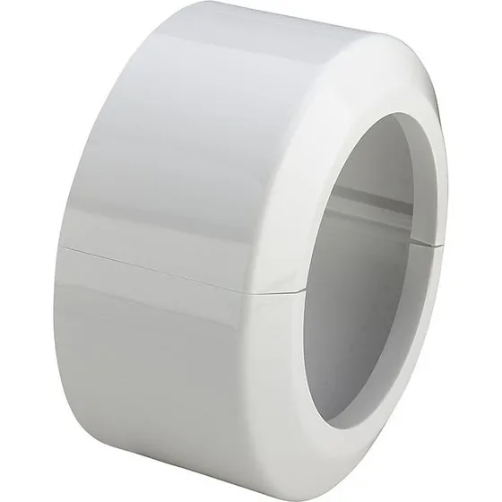 Viega Klaproset Hvid - Todelt Roset til Toilettilslutning