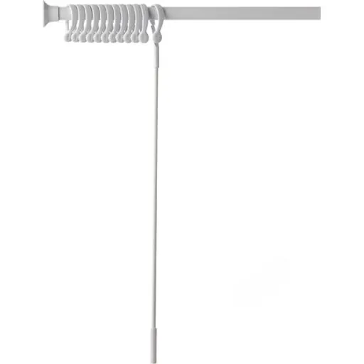 Erica 2000 badeforhængsstang, 155-260 cm, hvid