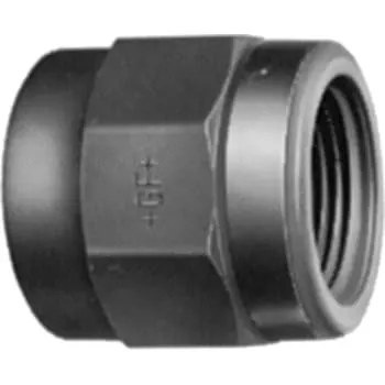 +GF+ Overgangsmuffe 50 mm x 1 1/2" PVC Grå
