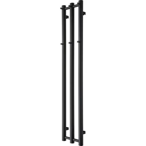 TVS Kiro 3 Håndklædetørrer, Sort, 26,5x140 cm