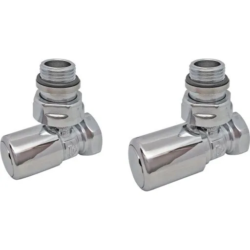 Kriss Skandi First 1/2" manuelt ventilsæt, vinkelløbende, krom
